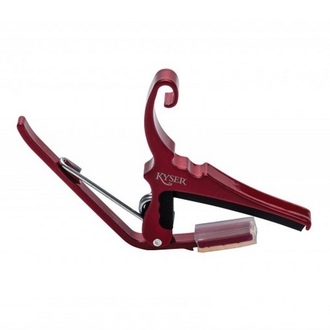Kyser KG6RA Quick-Change Acoustic Guitar Capo Ruby Red