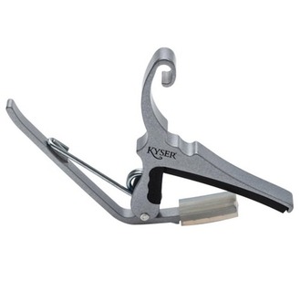 Kyser KG6SA Quick-Change Acoustic Guitar Capo Silver