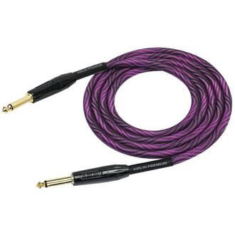 Kirlin IWB201WB 20ft Premium Plus Wave Purple Guitar Cable