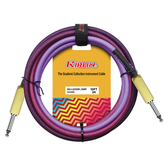 Kirlin 10ft Gradient Guitar Cable Purple
