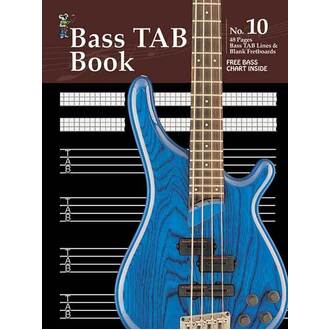 Progressive Manuscript Book 10 - Bass Tab Book