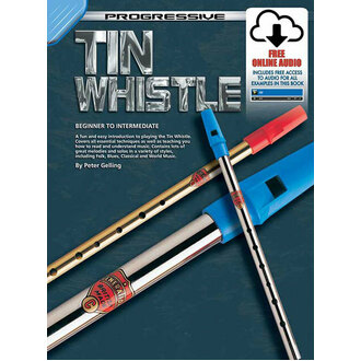 Progressive Tin Whistle Book/Online Media