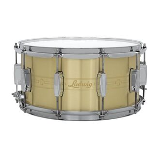 Ludwig Heirloom Brass 14" x 7" Brushed Brass Shell Snare Drum