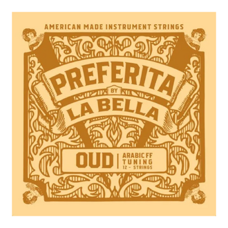 LA BELLA OUD OU-PAC PREFERITA ARABIC CC TUNING STRINGS - 12-ST
