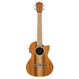 Lanikai Lacstcet Acacia Series All Solid Tenor AC/EL Ukulele In Natural Gloss Finish