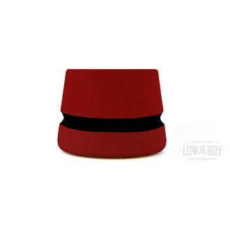 Lowboy Lightweight Beater- Red With Black Stripe