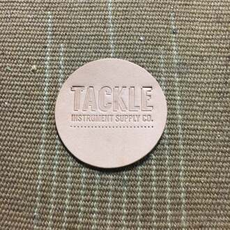 Tackle Instrument Supply - Leather Bass Drum Beater Patch Small - Natural