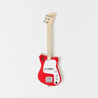 Loog 3 String Mini Electric Guitar - Red