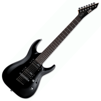 ESP LTD LMH-17 7 String Guitar - Black