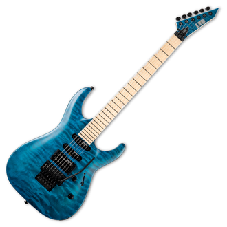 ESP LTD MH-203 QM STB Electric Guitar - Transparent Blue