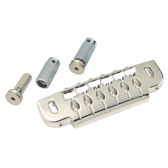 Gotoh LP Junior Style Bridge/Tailpiece Assembly Chrome