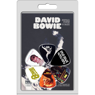 Perris LPDB2 6-Pack David Bowie Licensed Guitar Pick Pack