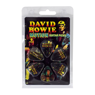 Perris LPMDB1 "David Bowie - Ziggy" Licensed Motion Guitar Picks (6-Pack)