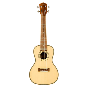 Lanikai LSPSTC Solid Spruce Top Series Concert Ukulele In Natural Satin Finish