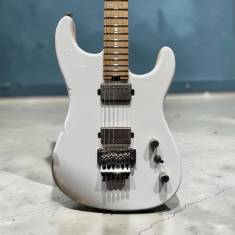 LuxxTone El Machete HS in Arctic White Electric Guitar