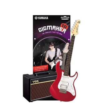Yamaha Gigmaker10Rm Electric Guitar And Amp Pack Red Metallic