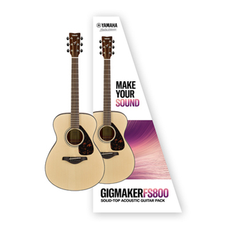 Yamaha Gigmaker FS800NT Acoustic Guitar Pack
