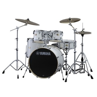 Yamaha Stage Custom Birch Fusion Drum Kit Pure White w/HW780 Hardware