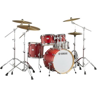 Yamaha Tour Custom Fusion Drum Kit Candy Apple Satin w/HW780 Hardware Set