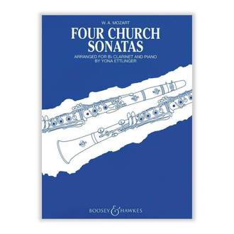 Mozart - 4 Four Church Sonatas Clarinet/piano