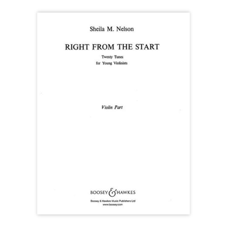 Right From The Start Violin Part