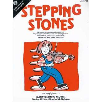 Stepping Stones Violin Bk/cd