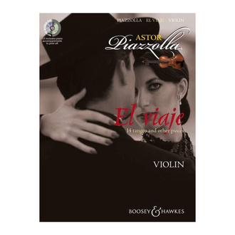 El Viaje 14 Piazzolla Tangos Vln Pno Bk/cd