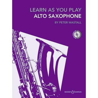 Learn As You Play Saxophone Revised Edition BK/CD