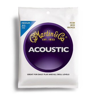Martin Traditional 80/20 Bronze Medium Guitar String Set (13-56)