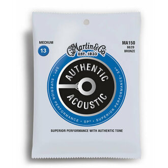 Martin MA150 Authentic Acoustic SP 80/20 Bronze Medium Guitar String Set (13-56)