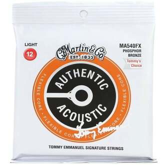 Martin Flexicore Acoustic Guitar Strings Phosphor Bronze 12-54