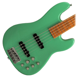 Markbass GV Gloxy 5-String Bass, Maple Fretboard - Surf Green