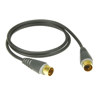 Klotz 01.8M MIDI 5 Pin DIN MY504 4 Core Sheilded Gold