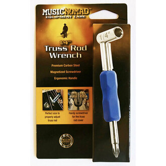 Music Nomad MN231 Premium 1/4" Truss Rod Wrench w/Magnetized Screwdriver