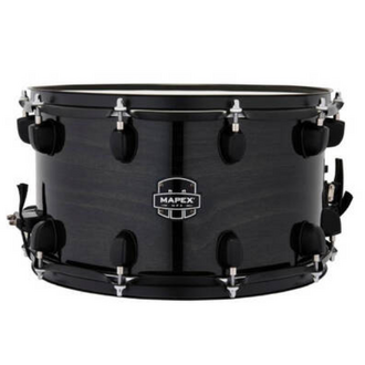 Mapex MPX Maple-Poplar Hybrid Snare Drum - 14x8" Tranparent Midnight Black