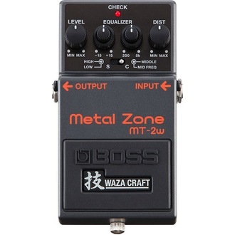 Boss MT2W Metal Zone High-Gain Waza Effects Pedal