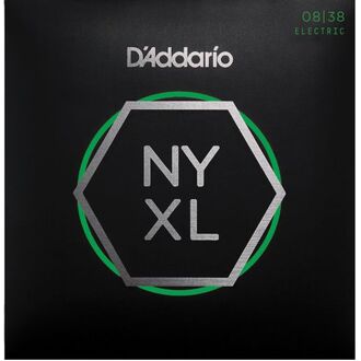 D'Addario NYXL0838 Nickel Wound Electric Guitar Strings, Extra Super Light, 8-38