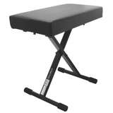 On Stage Oskt7800+ Deluxe X-Style Piano Bench Black Steel