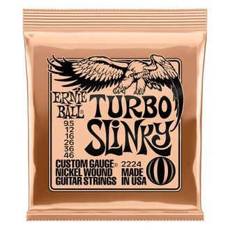 Ernie Ball Turbo Slinky Nickel Wound Electric Guitar Strings 9.5 - 46 Gauge