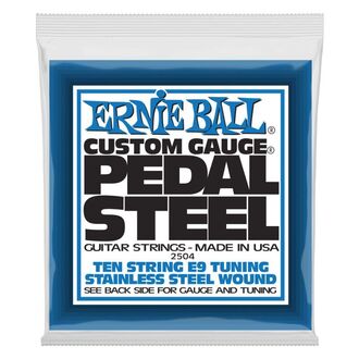 Ernie Ball 2504 Pedal Steel 10-String E9 Tuning Stainless Steel Wound Electric Guitar Strings