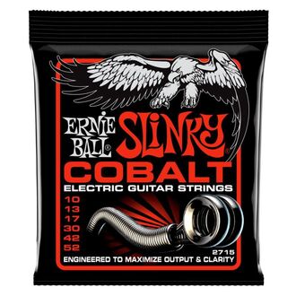 Ernie Ball 2715 Skinny Top Heavy Bottom Slinky Cobalt Electric Guitar Strings 10-52 Gauge