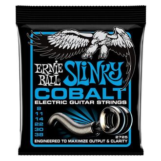 Ernie Ball 2725 Extra Slinky Cobalt Electric Guitar Strings 8-38 Gauge