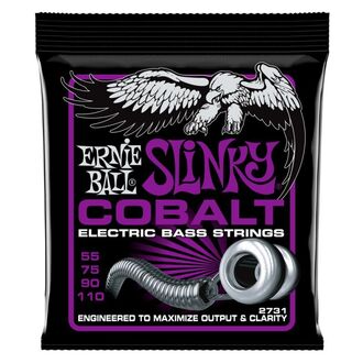 Ernie Ball 2731 Power Slinky Cobalt Electric Bass Strings 55-110 Gauge