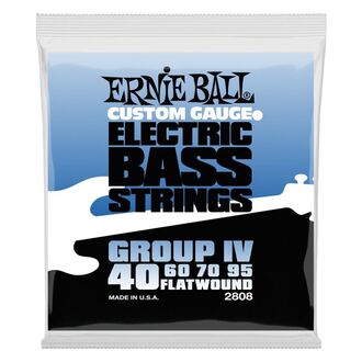 Ernie Ball 2808 Flatwound Group IV Electric Bass Strings 40-95 Gauge