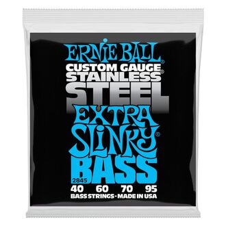 Ernie Ball 2845 Extra Slinky Stainless Steel Electric Bass Strings 40-95 Gauge