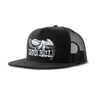 Ernie Ball 4158 Black with White Ernie Ball Eagle Logo Hat
