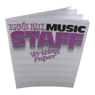 Ernie Ball 7019 Music Staff Writing Paper