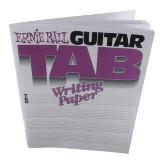 Ernie Ball 7021 Guitar Tab Writing Paper Book