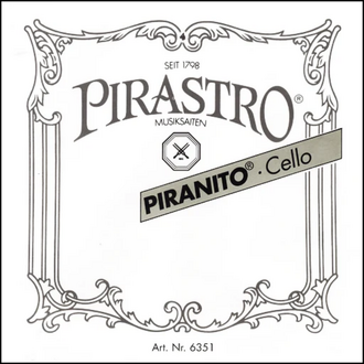 Pirastro 3/4-1/2 Size Piranito Cello String Set