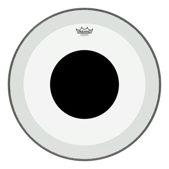 Remo 22" Powerstroke P3 Clear Top Black Dot Bass Drum Head